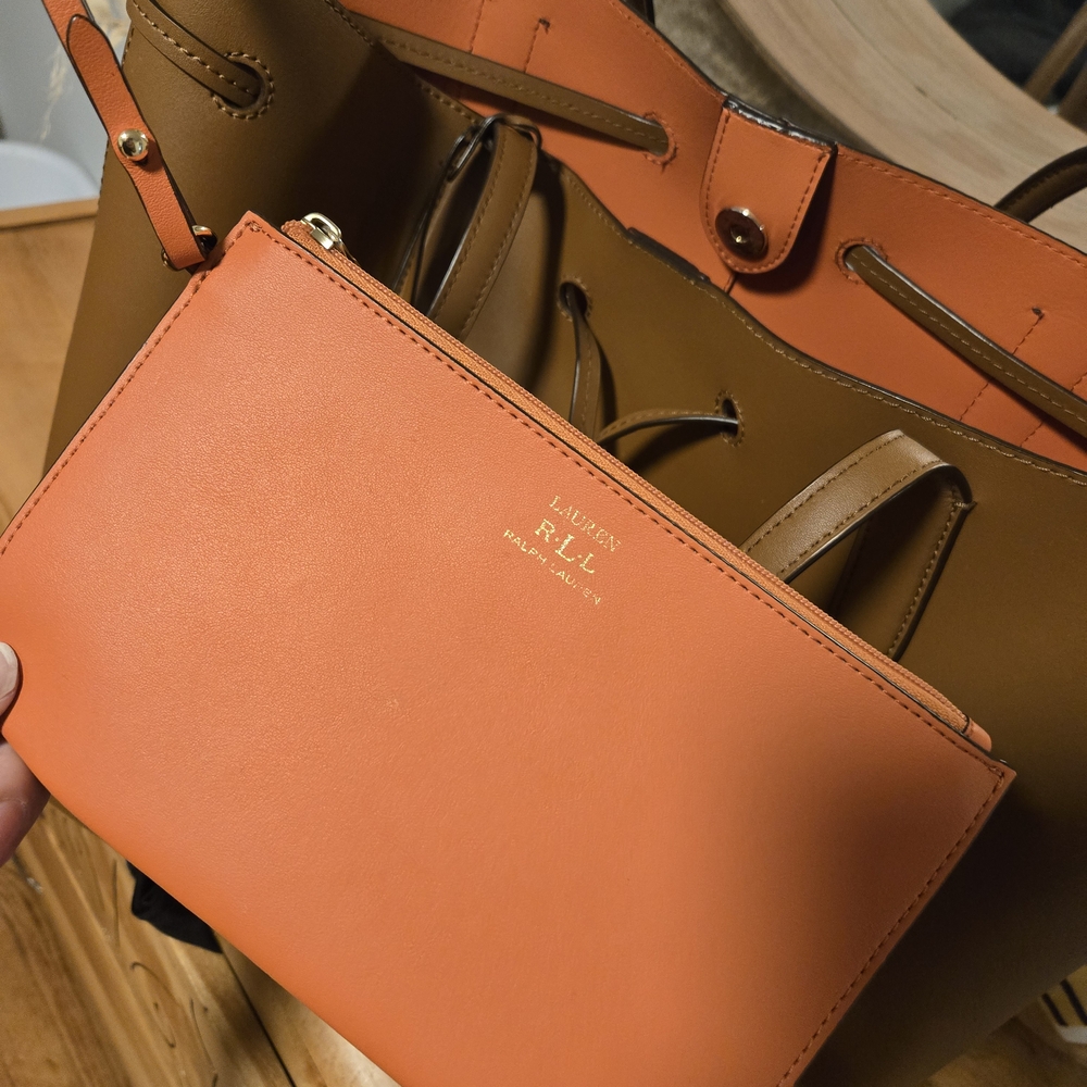 Ralph Lauren Brown Leather Tote Bag - Picture 3 of 7